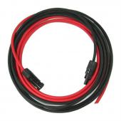 Câble solaire 4mm2, rouge+noir avec connecteurs MC4, 5m