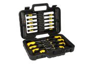 Ensemble de 58 tournevis plats /  cruciformes / embouts