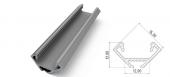 Profilé aluminium gris cornière hauteur 12mm 2m