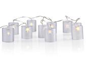 Guirlande led lampes cylindriques avec effet holographique XMPL9