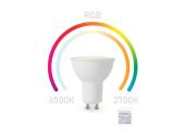 Ampoule RGB+W GU10 WIFI smart