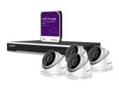 Kit vidéosurveillance IP NVR 4ch + 4 caméras IP + disque dur CCTVPROM23W