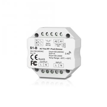 Récepteur LED monochrome 230Vac TRIAC système BLACK