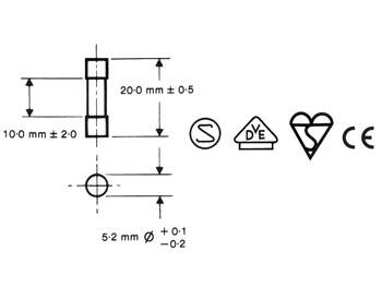 Assortiment de fusibles rapide 5 x 20mm