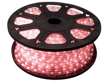 Tube flexible lumineux à leds 45m rouge