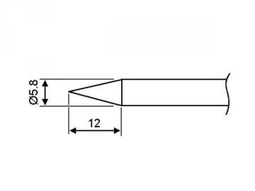 Panne de rechange pour fer à souder 60W VTSI60