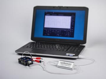 Oscilloscope miniature à 2 canaux pour PC USB