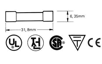 Fusibles 6 x 32mm rapide