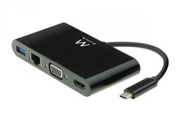 Station USB-C vers HDMI 4K, USB-A, ETHERNET et USB-C