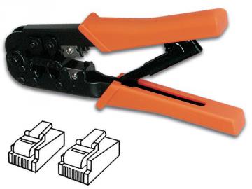 Pince à sertir pour connecteurs modulaires 6P4C (RJ11), 6P6C (RJ12), 8P8C (RJ45) VTM6/8