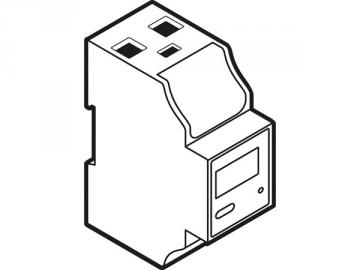 Compteur d'énergie monophasé pour rail din, 5 (80) a, connectable à vmb7in VMBKWH18