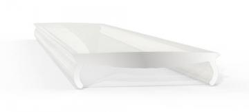 Diffusant blanc pour profilé 2m