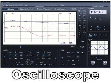 Oscilloscope PC + générateur de signaux