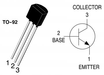 Transistor BC 547 NPN 50V 100mA