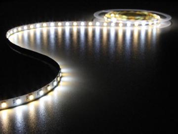 Flexible LED 60 leds/m 24Vcc 14.4W/m IP20 / Blanc froid - chaud