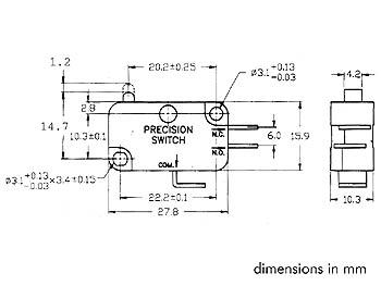 Microrupteur 12A