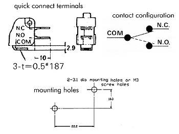 Microrupteur 12A