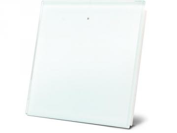 Module de commande en finition verre avec touche tactile simple, noir ou blanc au choix VMBGP1