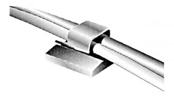 Attaches câble adhésives 7.9 x 11.8mm 10 pcs