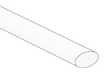 Gaine thermorétractable 9.5mm 2:1 / Blanc