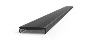 Diffusant noir pour profilé 2m