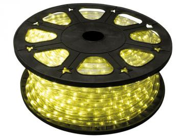 Tube flexible lumineux à leds 45m jaune