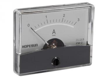 Ampèremètre analogique de tableau 60 x 47mm