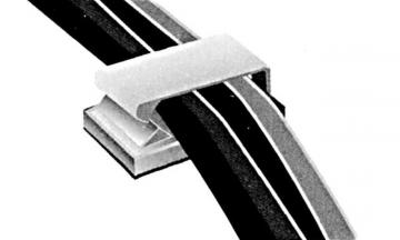 Attaches câble adhésives 2.5 x 10.5mm 10 pcs