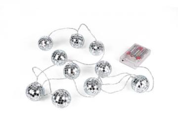 Guirlande led 10 boules à facettes XML38