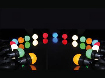 Guirlande de fête à led avec 20 lampes led multicolores XMPL10RGB