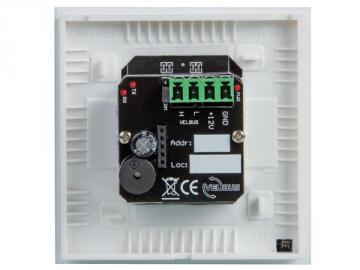 Module de commande en finition verre avec touches tactiles quadruples, noir ou blanc au choix VMBGP4