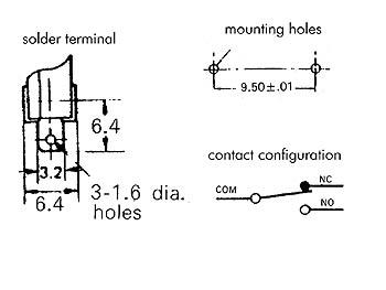 Microrupteur 5A