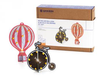 Set de 2 Kits de Soudage - Montgolfière Rétro & Vélo Rétro