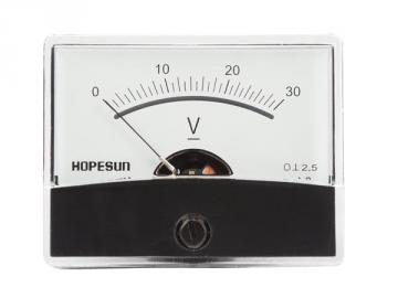 Voltmètre analogique de tableau 60 x 47mm