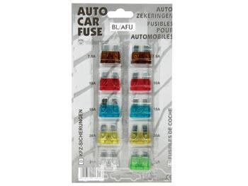 Assortiment de 10 fusibles automobile