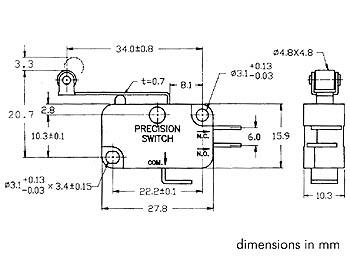 Microrupteur 12A