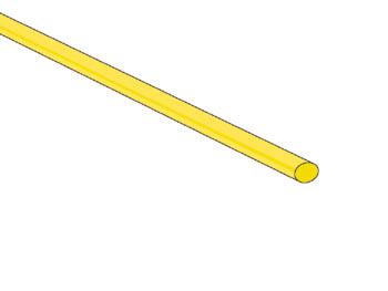 Gaine thermorétractable 2.4mm 2:1 de couleurs différentes / Jaune