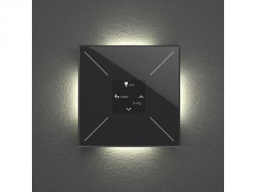 Module de commande Edge lit avec 4 touches tactiles / Noir - Brillant