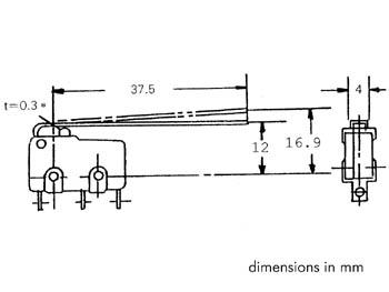 Microrupteur 5A