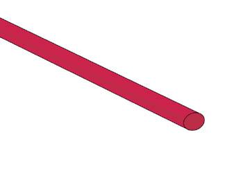 Gaine thermorétractable 1.6mm 2:1 / Rouge