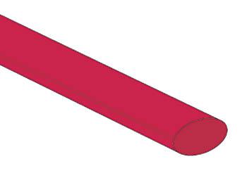 Gaine thermorétractable 9.5mm 2:1 / Rouge