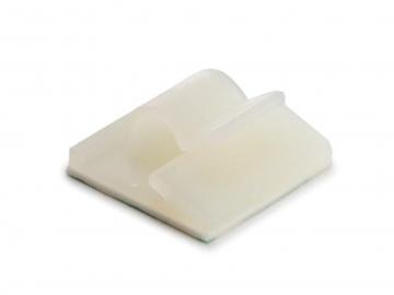 Attaches câble adhésives Ø 5.8 - 6.5 mm / 20 x 18 mm / 10 pcs